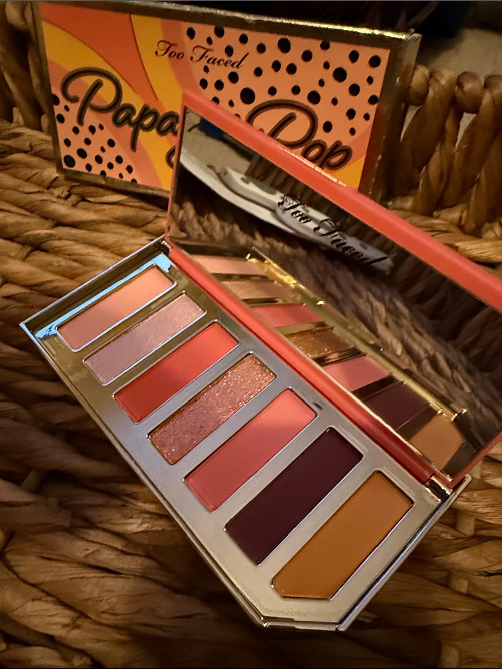 NEW Too Faced Tutti Frutti Papaya Pop Eye Shadow Palette